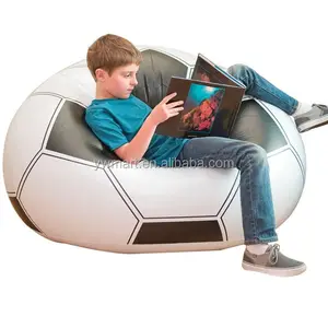 Sofa Bean Bag Chair for Adults and Teens Perfect Outdoor inflatable soccer ball chair football printed bean bag lazy sofa