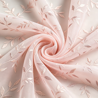 Tissu Brocart 100% Polyester à Motifs Décoratifs, Poids Moyen, Largeur 98 pouces, Occultant, pour Rideaux de Salon et Décoration Intérieure – Vente Directe Usine