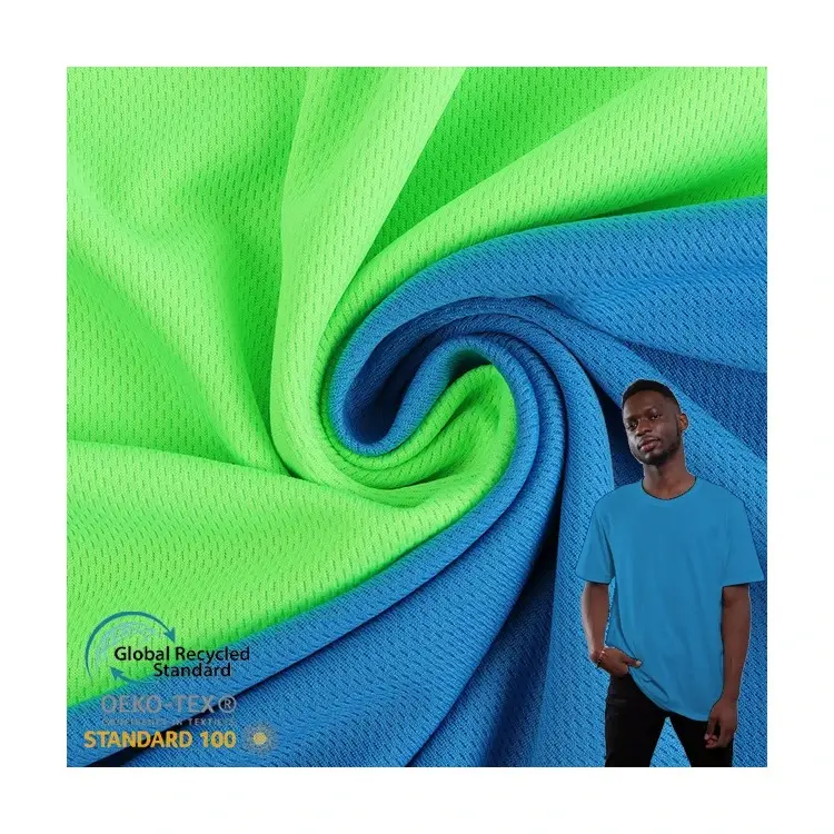 100% Polyester Vogel Oog Mesh Voering Stof Voor Kleding Interlining/ School Uniform/Regenjas