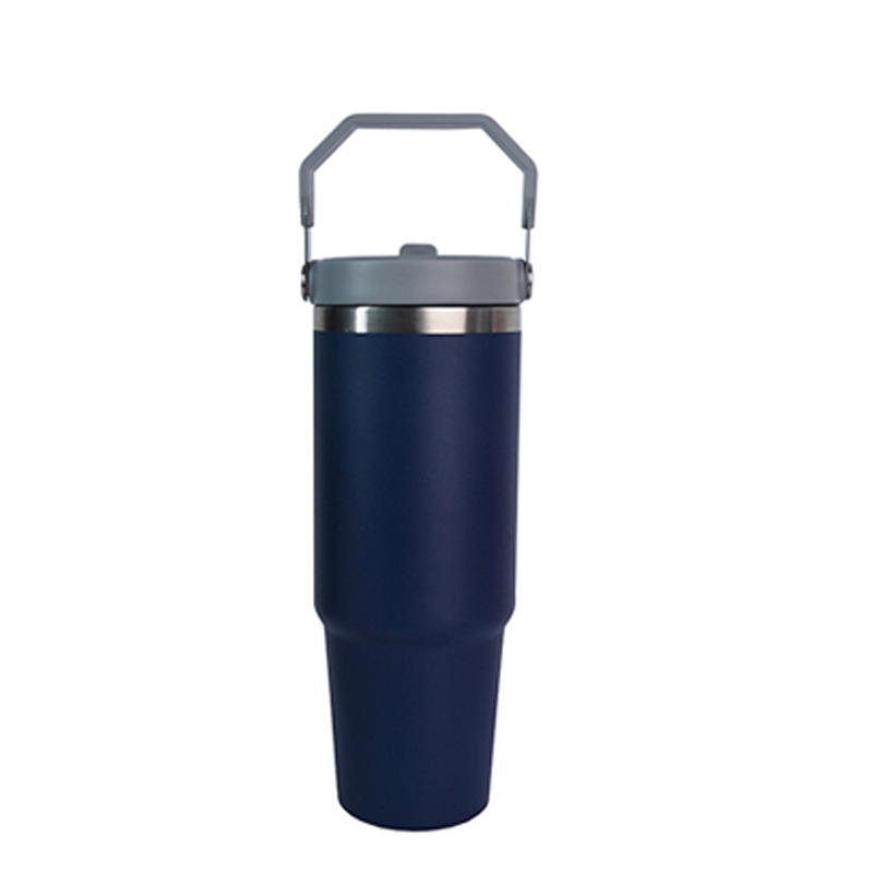 Bleu marine - couvercle pour boisson individuelle