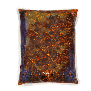 Chongqing Xiaomian assaisonnement huile de piment épicé assaisonnement de nouilles huile de piment épices mélangées piment sacuce 500 g/sac - Product Image 2