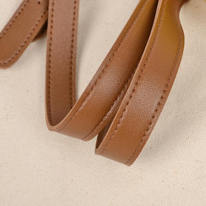 Bolsa de Lona Reutilizable Moderna de Fábrica con Asa de Cuero Ajustable, Bolsa de Compras Diaria para Mujer, Precio al por Mayor - Product Image 5