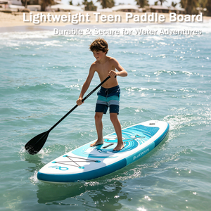 Tabla de Paddle Surf Inflable Dolphin de 9'6" para Adolescentes, SUP Junior Extra Ancho de 31" y Estable, Tabla de Stand Up Paddle para Niños de 5 Pulgadas de Grosor - Product Image 5