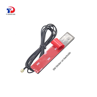 Antena de Parche de Alta Ganancia de 8dBi NB-IOT Adhesiva SMA-Macho para Radio FM, Automóvil, Gsm, Gprs, WiFi, Lte, 4G