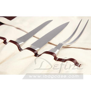 Sac porte-couteau en cuir, de luxe, personnalisé - Product Image 6
