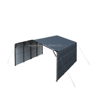 20x20ft vườn ngoài trời nặng khung thép mạ kẽm carport tán không thấm nước phong cách đơn giản 2-xe đậu xe nhà để xe - Product Image 5