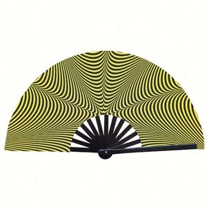Custom Printed Bamboo Large <b>Hand</b> Folding Fan in Wholesale <b>Hand</b> Hold Bamboo Craft Fans - Product Image 3