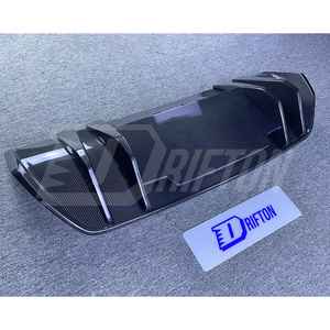 Difusor de parachoques trasero de fibra de carbono seco agresivo para Audi R8 Gen2 2016-2019 - Product Image 2