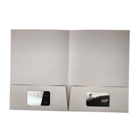 Organizador de archivos minimalista japonés con logotipo personalizado, carpeta de papel A4 reciclada ecológica