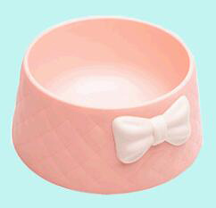 Cuenco de plástico de arco Gato y olla para perros - Product Image 1