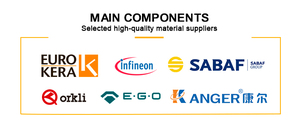 8mm Thickness 2 Burner Gas <b>Stove</b> Tempered Glass Electric/Battery Powered Built-in Installation Household Use - Product Image 3