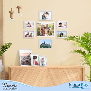 Marco de Fotos Moderno de MDF, Tamaño Personalizado, Decoración de Escritorio para el Hogar, Marcos de Fotos Modernos para Sala de Estar, Fabricación en el Extranjero - Product Image 2