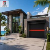 Porte à enroulement rapide en aluminium de luxe pour villa de vacances, coupe-vent, à turbine spirale, pour bord de mer