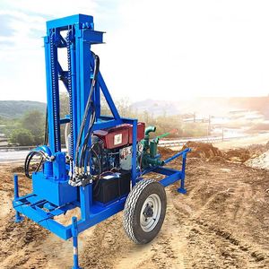 Macchina Perforatrice per Pozzi d'Acqua Profondi 150m, Trattore su Ruote, Macchina per Perforazione Pozzi da 100 Metri - Product Image 3