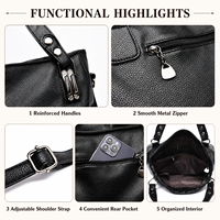 Sac à bandoulière pour femme, sac de créateur grande capacité en cuir PU grain litchi, sac à main tendance pour femme, vente en gros OEM ODM 20 pièces