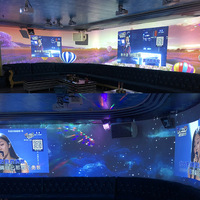 Machine de projection immersive 3D holographique tout-en-un 8000 Lumens 4K Portable AR Mur interactif tactile somatosensoriel
