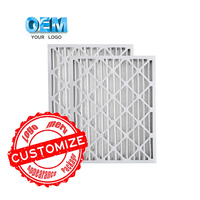 18x30x1 certifié EN779 20x24x1 filtre à air pré-filtre plissé lavable pour animaux de compagnie famille supprimer Pollen moule bactéries fumée