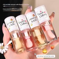 Huile à Lèvres Personnalisée en Gros, Marque Privée, Naturelle, à Base de Plantes, Hydratation Intense, Anti-Gerçures, Repulpante, Lissante, Réparatrice, Brillante, Miel et Lait