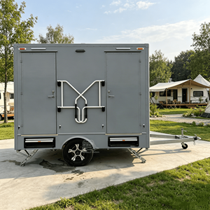 VIP Mobile Luxury Bathroom Shower Trailer Wedding Event Outdoor Environmental Portable Travel Trailer Toilets - Product Image 5