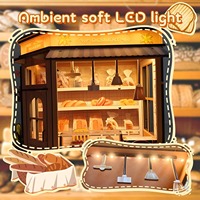Hamaileon Miniature Maison DIY Toy Kit 3D Puzzle en Bois pour Adultes Modèle de Construction Artisanat Livre Nook Loisirs Cadeaux 101-500 Pièces