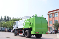 Camion à ordures de cuisine Dongfeng Furika 8CBM, camion de collecte des déchets alimentaires, camion compacteur hydraulique de déchets alimentaires