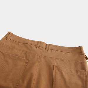 Heren Merino Wol Geweven Broek wollen broek retro kreukvrij zakelijke pantalon winterkleding formele broek - Product Image 3