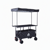 Mesa Plegable Portátil de Acero Inoxidable OEM al por Mayor con Cuatro Ruedas, Tablero Grande Ajustable y Tela Engrosada Tipo Ensamblable para Exteriores