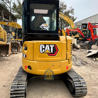 Excavatrice Caterpillar 303.5E d'occasion, moteur d'origine, taille compacte, 3,5T, 3,5 tonnes, EPA CE, pour travaux de construction en espace urbain restreint