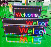Panneau LED défilant P10 programmable, panneaux numériques extérieurs pour entreprises, tableau d'affichage électronique, contrôle Wifi