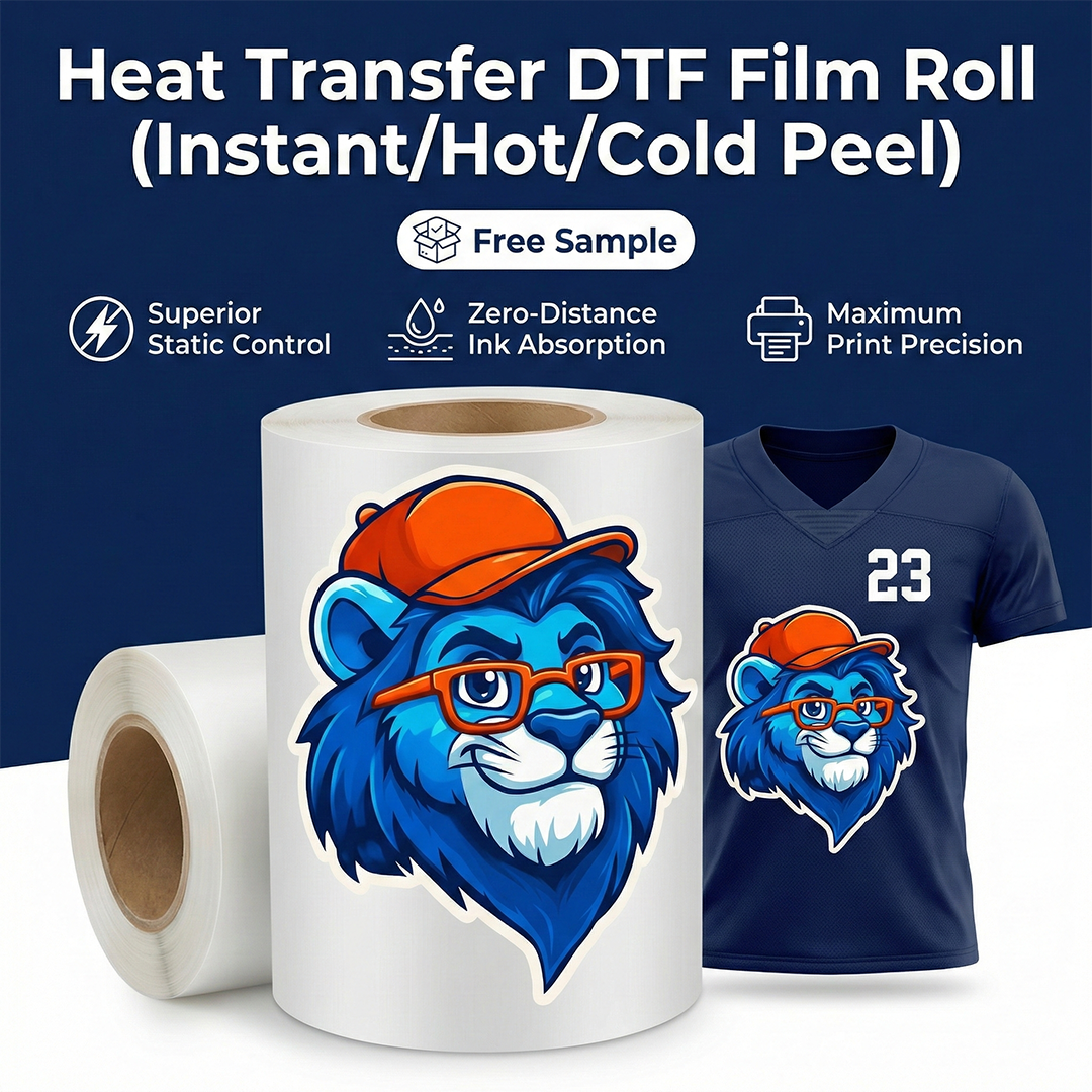 Top Quality Digital Transfer Film 30cm 60cm Roll High Ink Absorption Heat Transfer Printing China Supplier