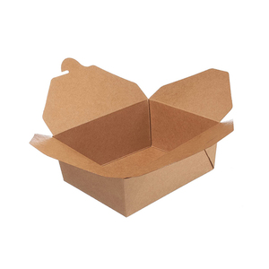 Caja de embalaje de papel recubierto con logotipo personalizado Anti-Oil Fast Food Fried Chicken Fish and Chips - Product Image 3