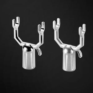 Conector de horquilla para ropa, gancho metálico en forma de U, resistente al óxido, para barra de secado de ropa, forma redonda, uso doméstico - Product Image 1