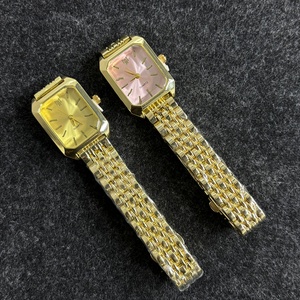 นาฬิกาควอตซ์ผู้หญิงดีไซน์หรูหราทันสมัย สายสแตนเลสสตีลสั่งทำพิเศษ รูปทรงสี่เหลี่ยม ดีไซน์แฟชั่น ODM ของขวัญสุดเพอร์เฟคสำหรับสุภาพสตรี - Product Image 4