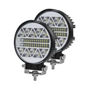2021新闻极光电车迷K3S工作灯雾灯自行车与IP67便携式圆形越野组合光束LED