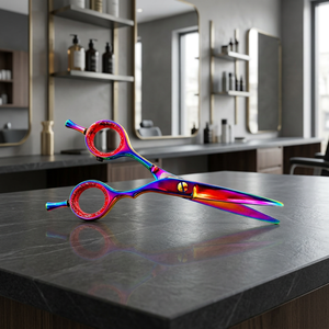 ASAP Professional Sharp Vg10 Steel Short Handle Home Use Hair Cutting Scissors <b>Set</b> Custom Logo Dog Grooming Beauty Personal Care - Product Image 1