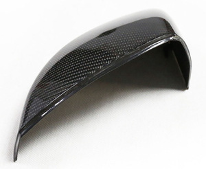 ฝาครอบกระจกมองข้างคาร์บอนไฟเบอร์แบบแห้ง เงา สำหรับ Audi A3 8V S3 RS3 ปี 2014-2020 อุปกรณ์ตกแต่งภายนอกรถยนต์ - Product Image 5