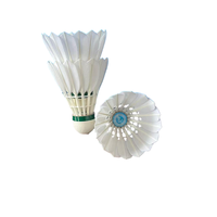 Volants de badminton NO 9 Série Plumes de Canard - Idéaux pour l'entraînement et la compétition, trajectoire stable, pour sports en salle