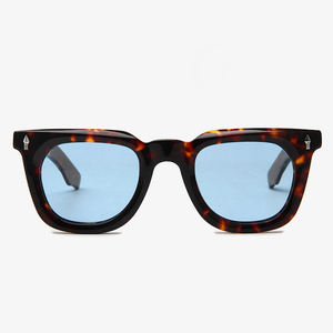 Nouveau modèle de lunettes de soleil polarisées rondes à monture complète, faites à la main, tendance, pour la conduite, avec logo OEM personnalisable, lunettes de luxe - Product Image 1