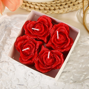 <span class=keywords><strong>Bougie</strong></span> parfumée à la <span class=keywords><strong>rose</strong></span> comme souvenir, bougies romantiques, bougies parfumées, fleurs, Saint-Valentin - Product Image 1