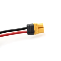Câble de connexion Alligator Clip vers prise femelle XT60 14AWG 100CM pour chargeur ISDT Q6, pinces de batterie Lipo, pinces crocodiles, pièces et accessoires RC
