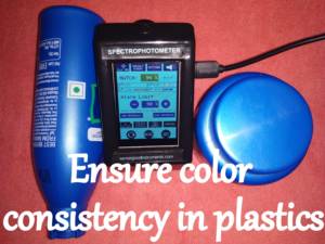 เครื่องวัดสีแบบพกพาดิจิทัล CIE Lab LCh YXY SRGB CCT สำหรับทดสอบความยาวคลื่น - Product Image 5