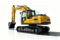 Excavadora de cadenas XE155D usada, 14.6 toneladas, motor Cummins, caja de cambios, bomba de engranajes, modelo 2020, máquina de construcción para terraplenes
