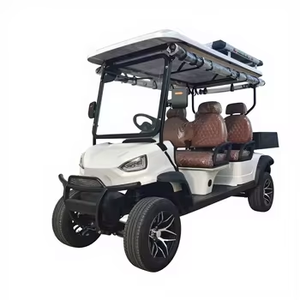 Nouveau modèle de voiturette de golf électrique 4 places tout-terrain avec batterie au lithium, couleurs personnalisables, prix d'usine - Product Image 1