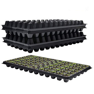 Plateau de <span class=keywords><strong>semis</strong></span> en plastique PS à 50, 72, 128, 200 trous, bac de germination pour pépinière en serre - Product Image 1