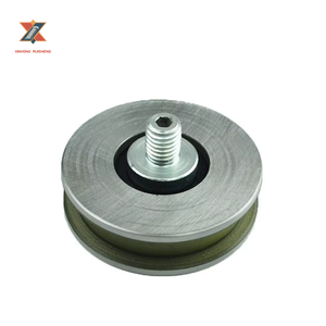 Roue de suspension de porte de cabine d'<span class=keywords><strong>ascenseur</strong></span> AT120 56X16X6201, roue de positionnement hexagonale à rainure plate en métal pour pièces d'<span class=keywords><strong>ascenseur</strong></span> d'appartement et d'hôtel - Product Image 3