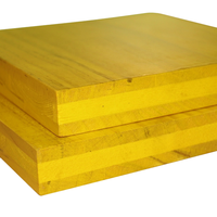 Panneau de coffrage en contreplaqué de pin jaune à trois couches de 27 mm, norme européenne E1, étanche, avec colle mélaminée, pour système de coffrage de sol en béton pour villa