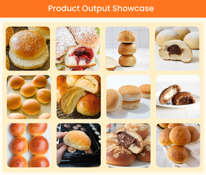 BNT-209 Macchina Automatica di Alta Qualità per Pane Rotondo e Burger, Linea di Produzione Industriale per Pane Ripieno, Attrezzatura Commerciale - Product Image 2