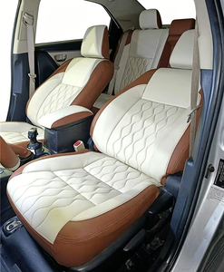 Housses <span class=keywords><strong>de</strong></span> siège auto sur mesure pour <span class=keywords><strong>Ford</strong></span> <span class=keywords><strong>F150</strong></span>, Isuzu DMAX, K5, A7 Pickup - Cuir NAPA écologique toutes saisons, ensemble complet - Product Image 5