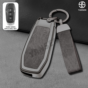Per Ford Figo 2017 Mondeo 5 Ecosport <span class=keywords><strong>Puma</strong></span> 2020 Fiesta Mk8 Everest Ranger 3 pulsante TPU custodia chiave per auto a distanza custodia portachiavi - Product Image 2