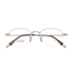 Lunettes de vue Mulinatit ovales demi-cerclées en titane unisexe avec verres acryliques confortables 6262 Origine Danyang - Product Image 5